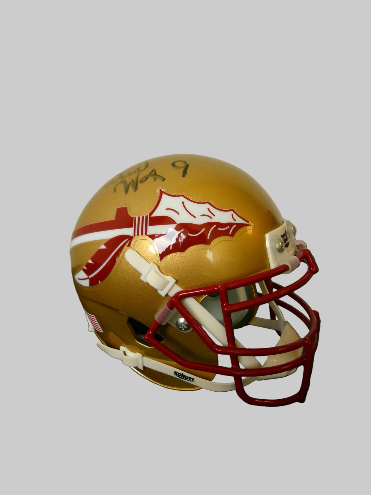 Peter Warrick Signed Mini Helmet — FSU Seminoles