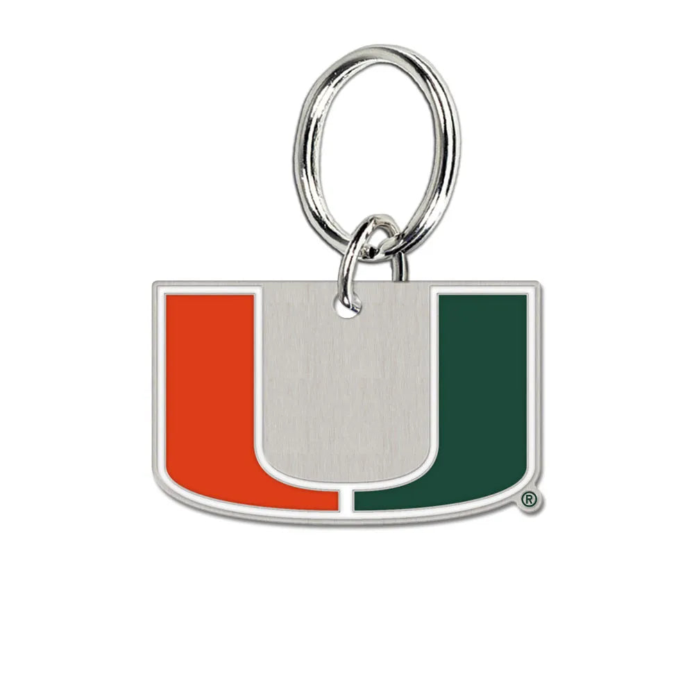 Miami Hurricanes Keychain