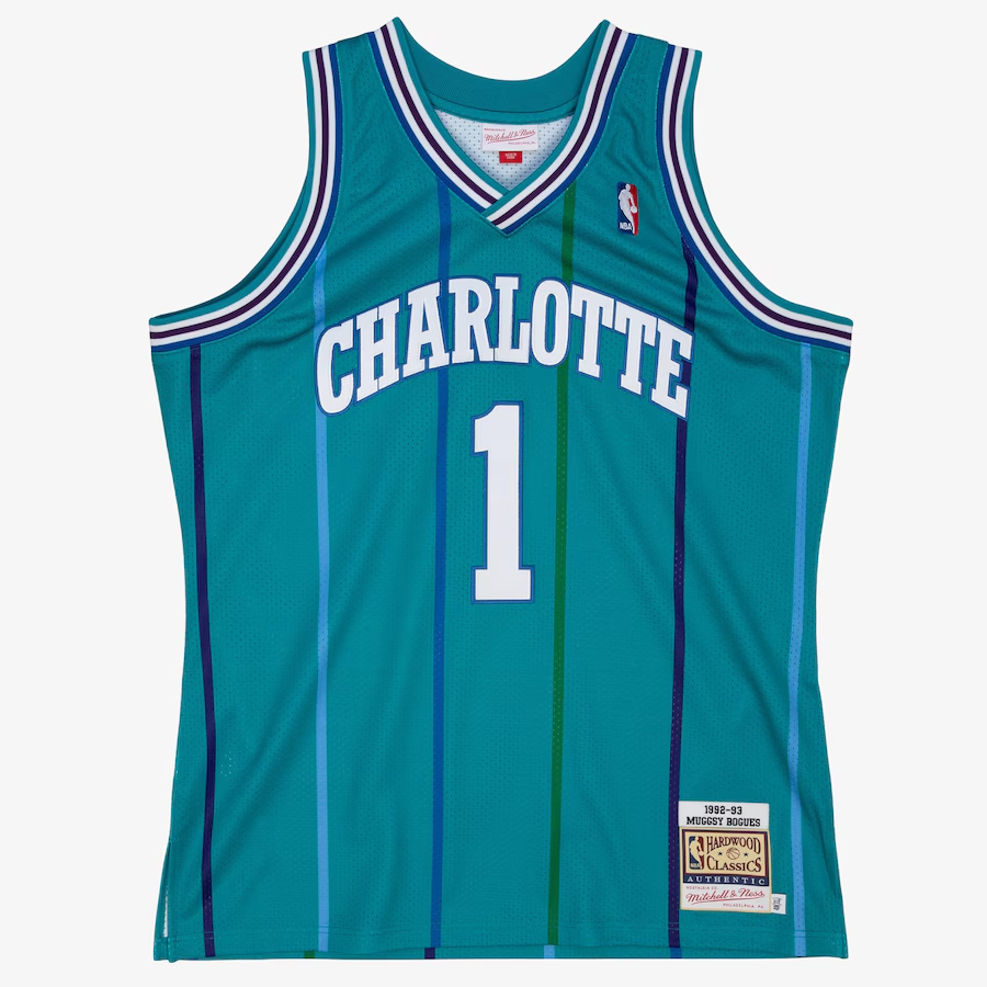 Hornets Bogues Mitchell & Ness Player Jersey