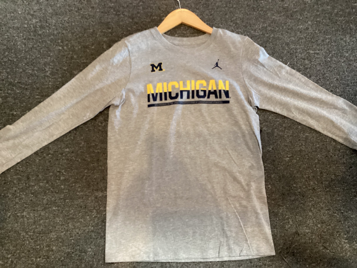 Michigan Wolverines Youth Long Sleeve Nike