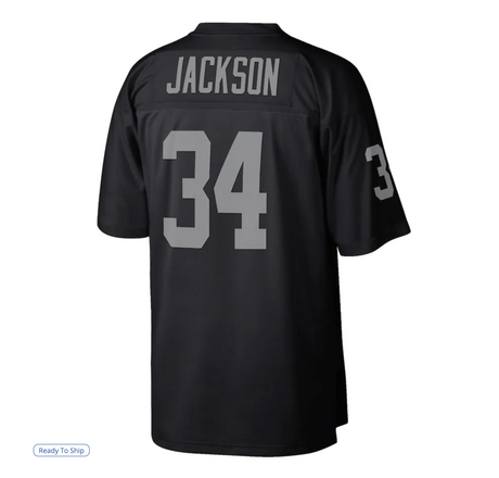 Raiders Jackson Mitchell & Ness Adult Player Jersey