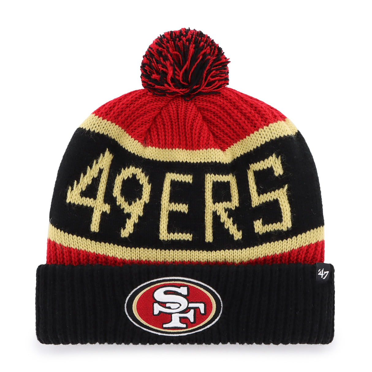 49ers 47 Brand Beanie