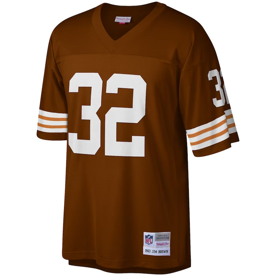 Browns Brown Mitchell & Ness Adult Player Jersey