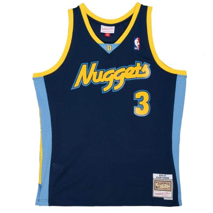 Nuggets Iverson Mitchell & Ness Player Jersey