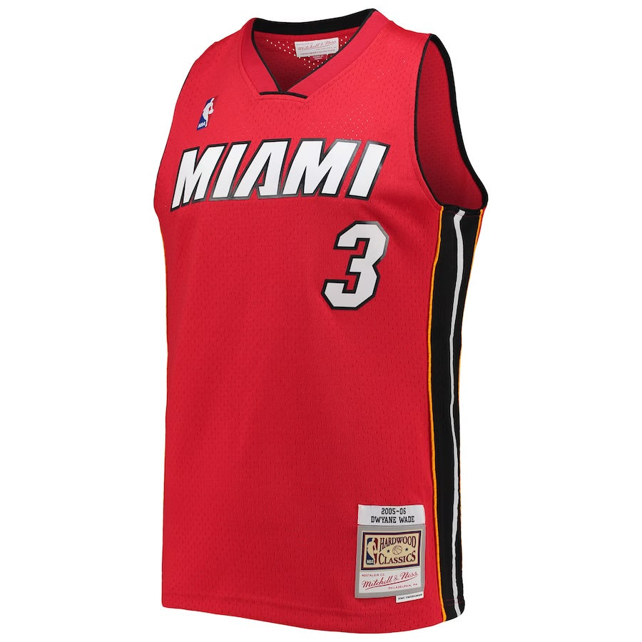 Heat Wade Mitchell & Ness Player Jersey
