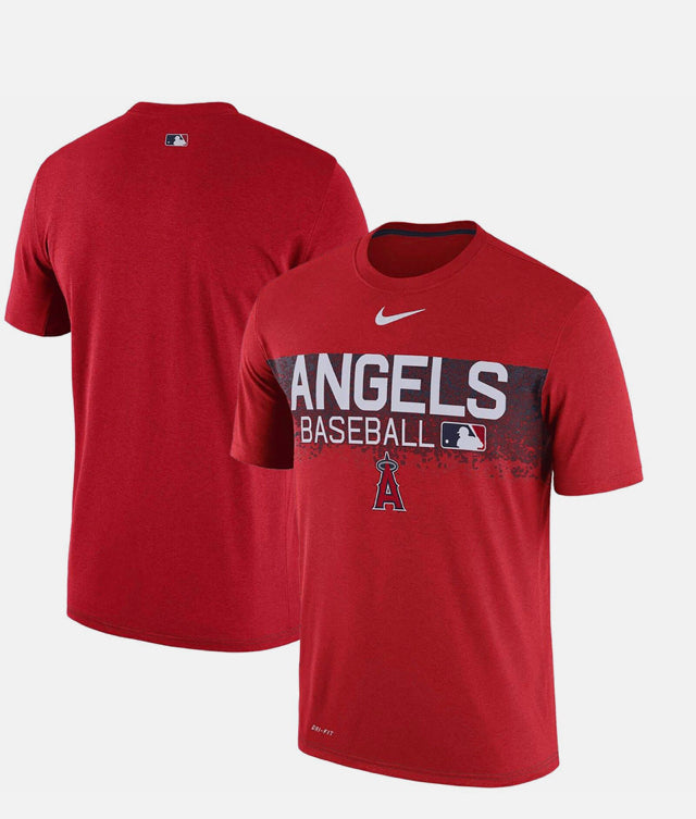 Angels Nike Team Issue Long Sleeve T-Shirt