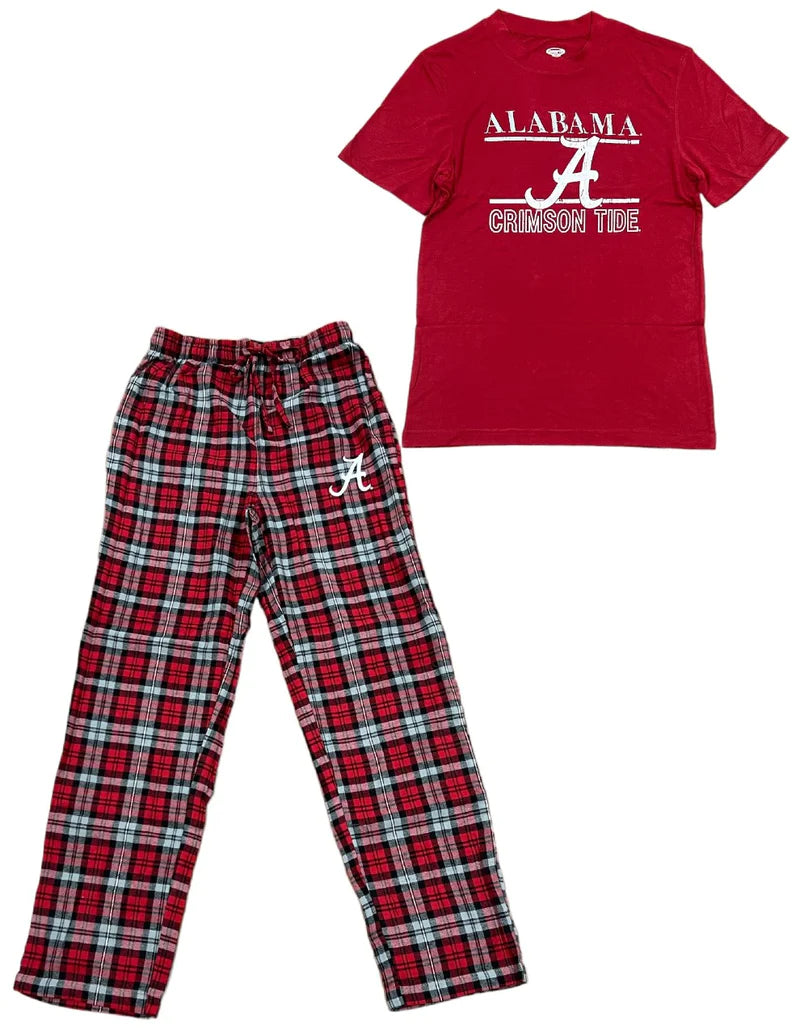 Alabama Plaid Pajama Set