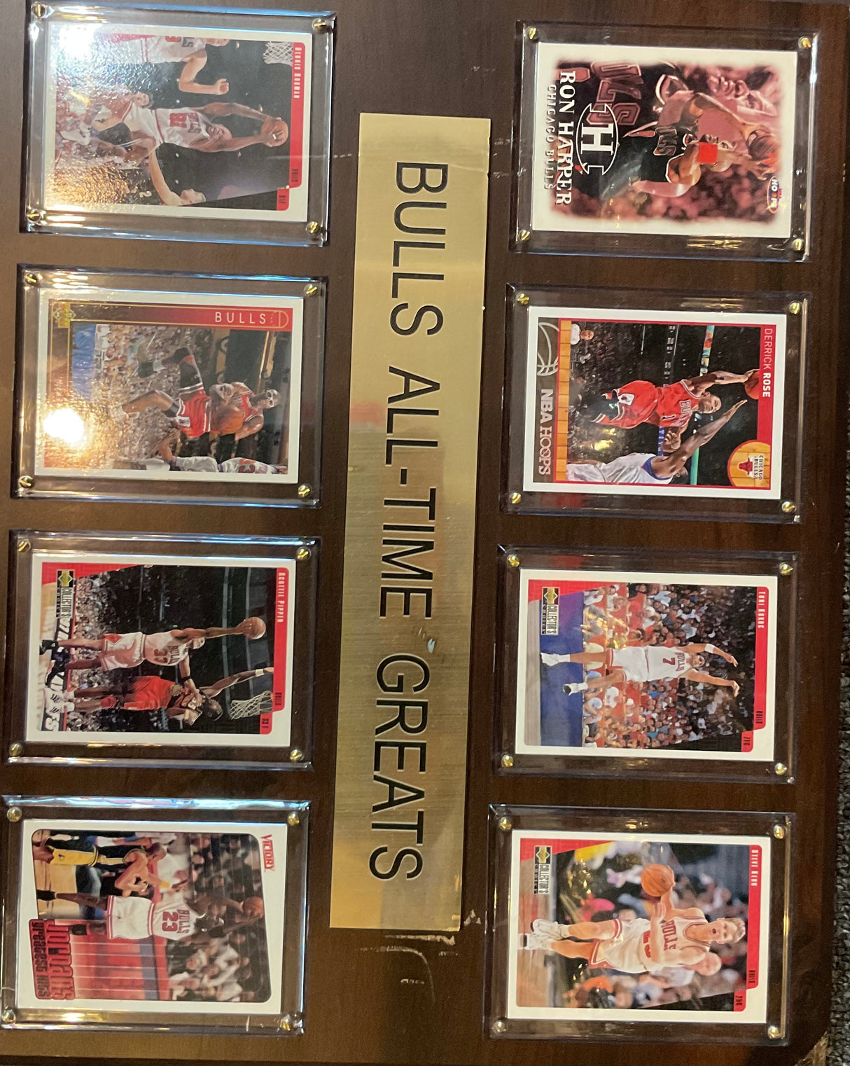 Chicago Bulls All Time Great Plaque