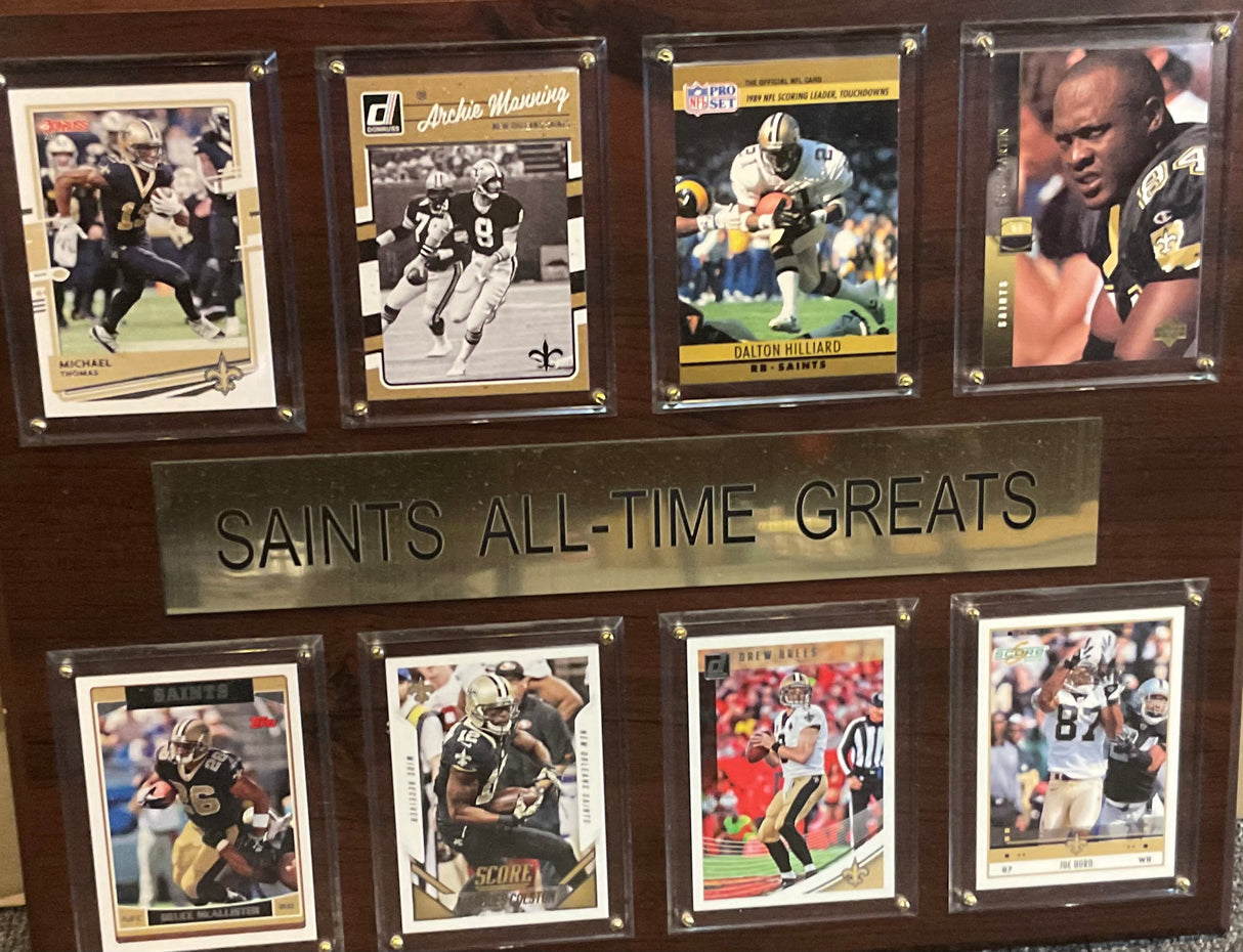 New Orleans Saints All Time Great Plaque