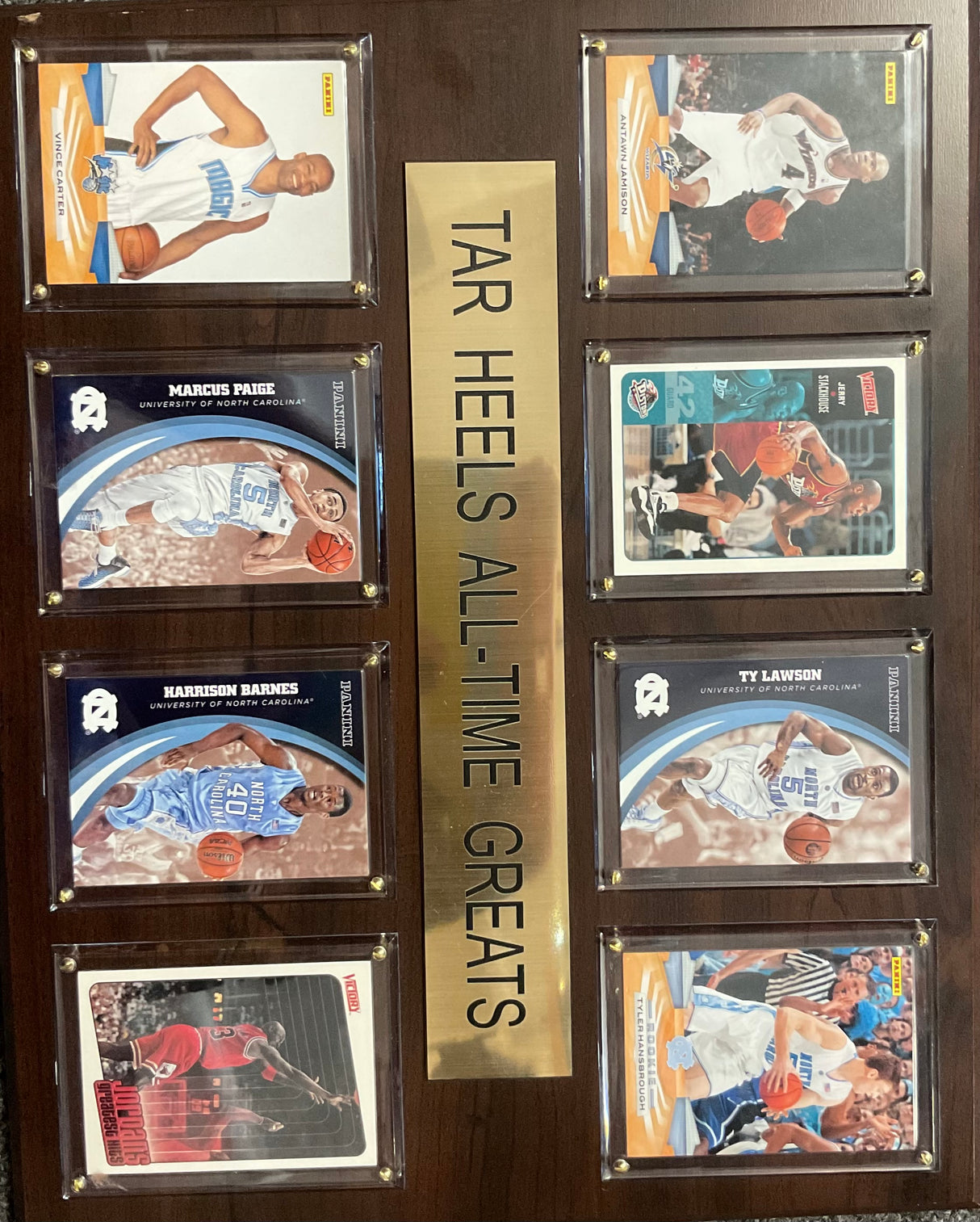 North Carolina Tarheels All Time Great Plaque