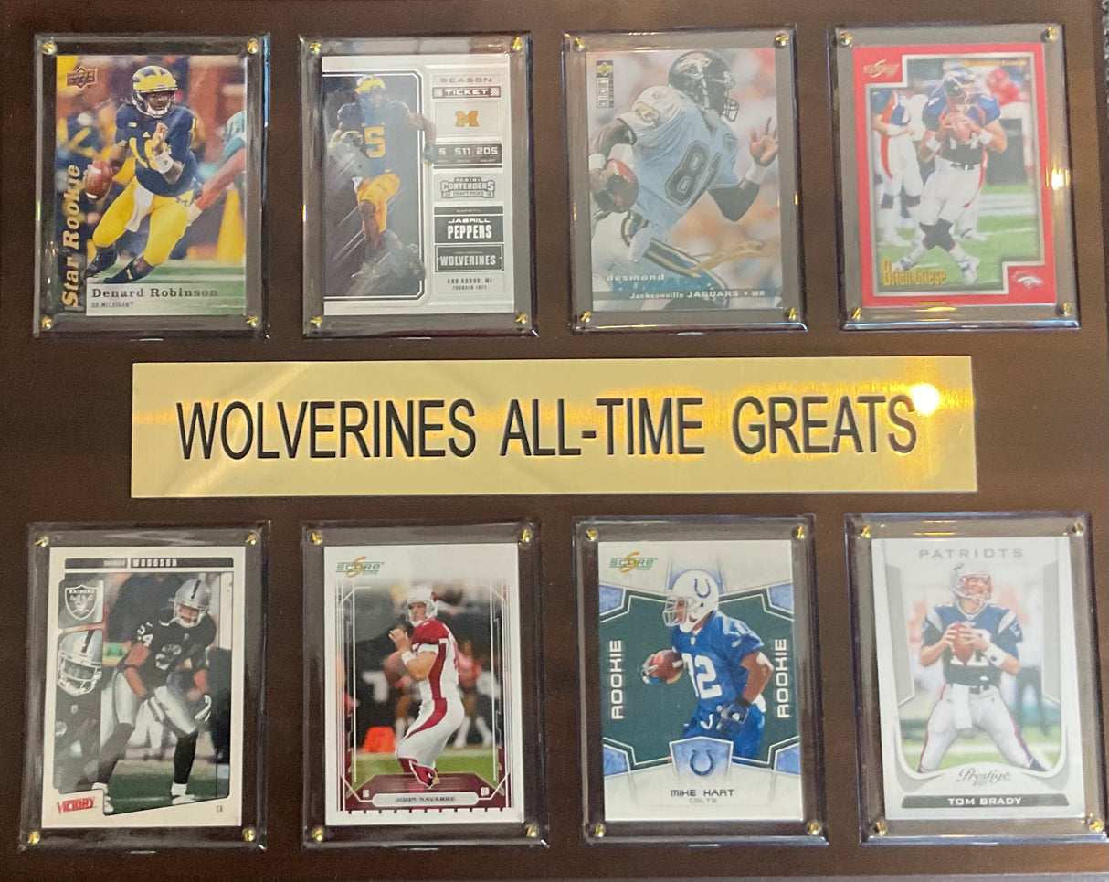 Michigan Wolverine All Time Great Plaque