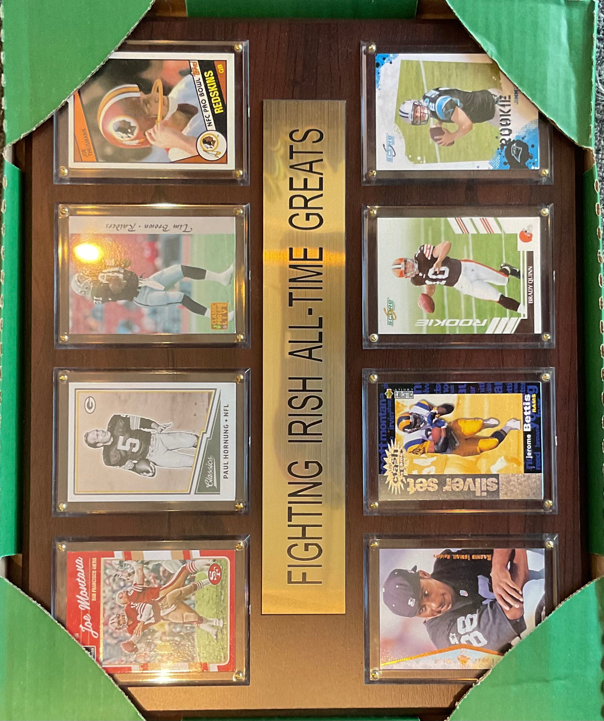 Notre Dame All Time Great Plaque