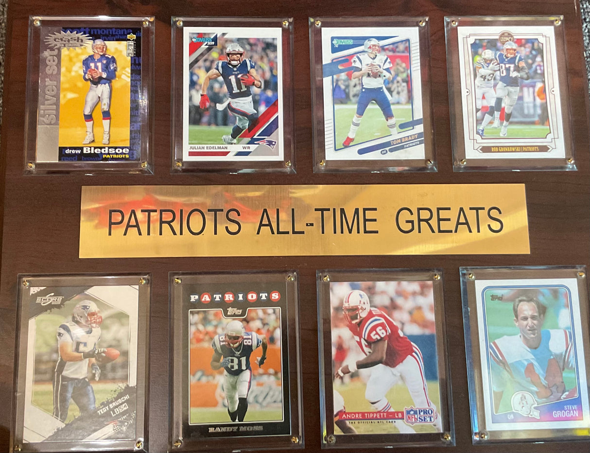 New England Patriots All Time Great Plaque