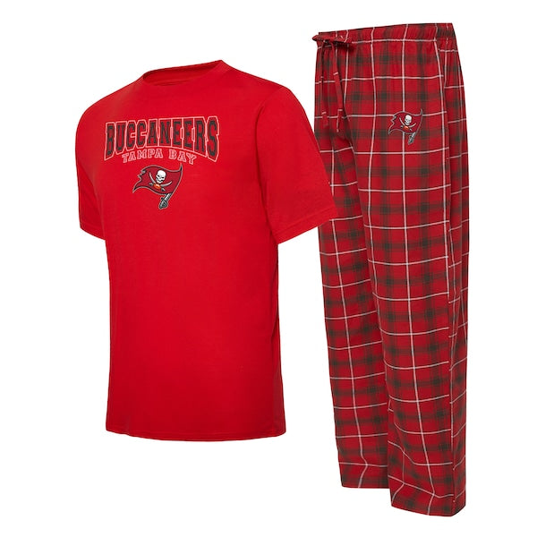 Bucs Plaid Pajama Set