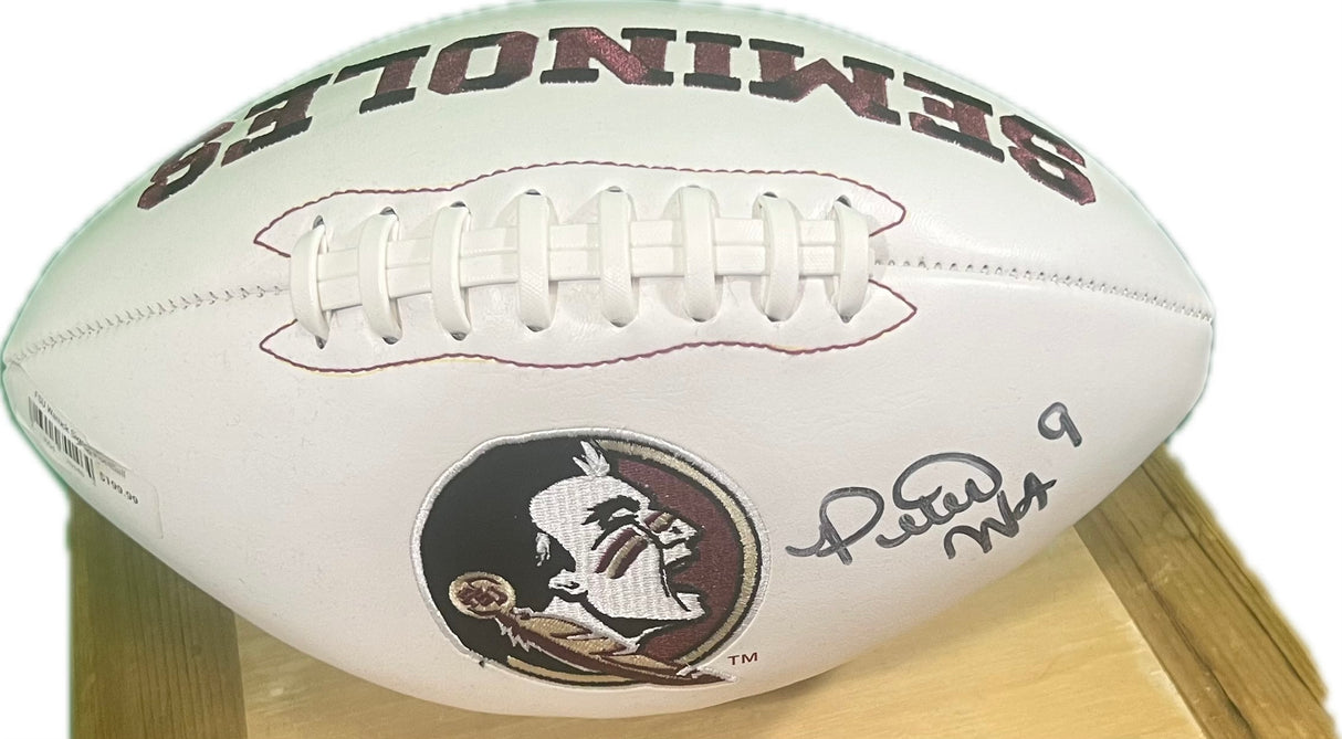 Peter Warrick Signed Seminoles Football