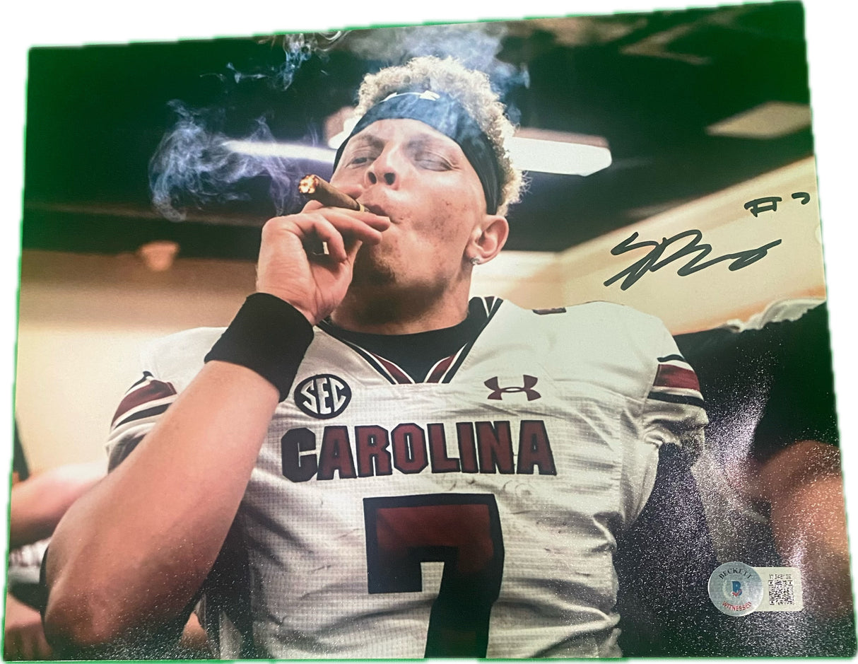 Spencer Rattler Signed Gamecocks Photo 8x10