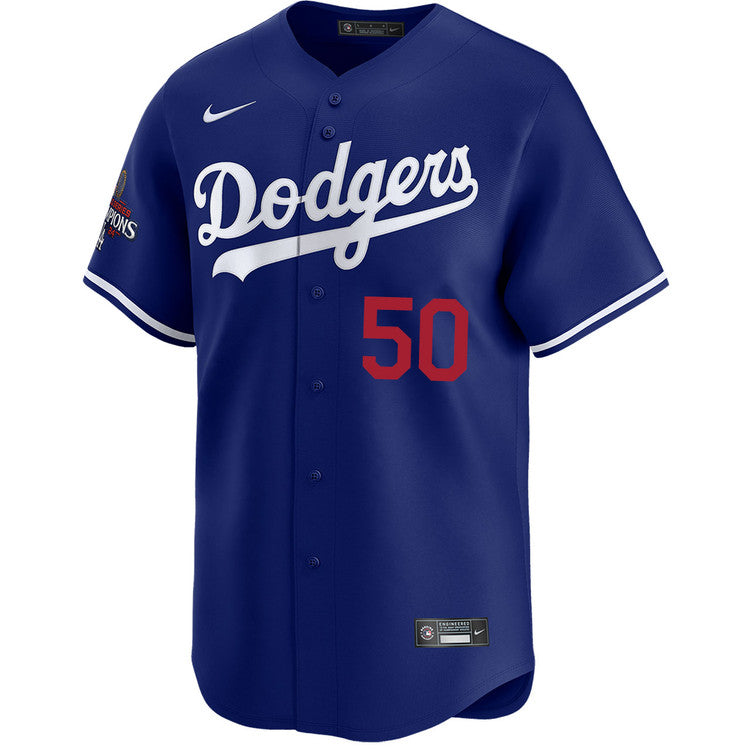 Dodgers Nike Betts World Series Player Jersey