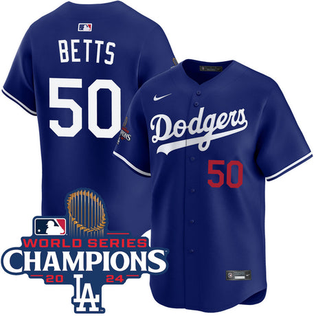 Dodgers Nike Betts World Series Player Jersey