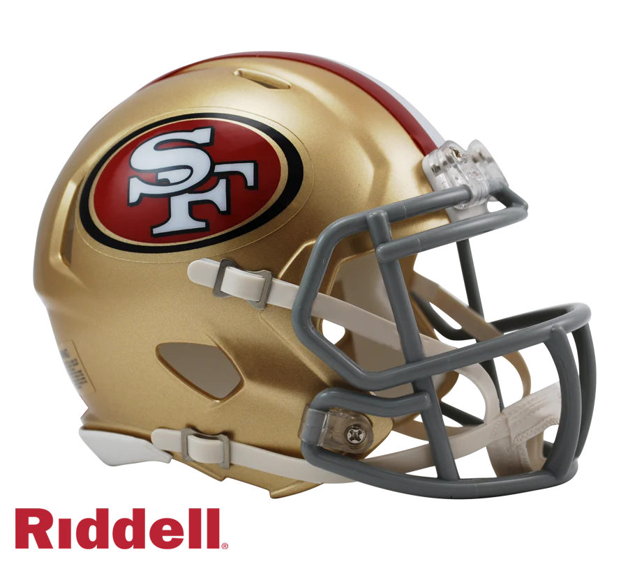 49ers Riddell Mini Helmets