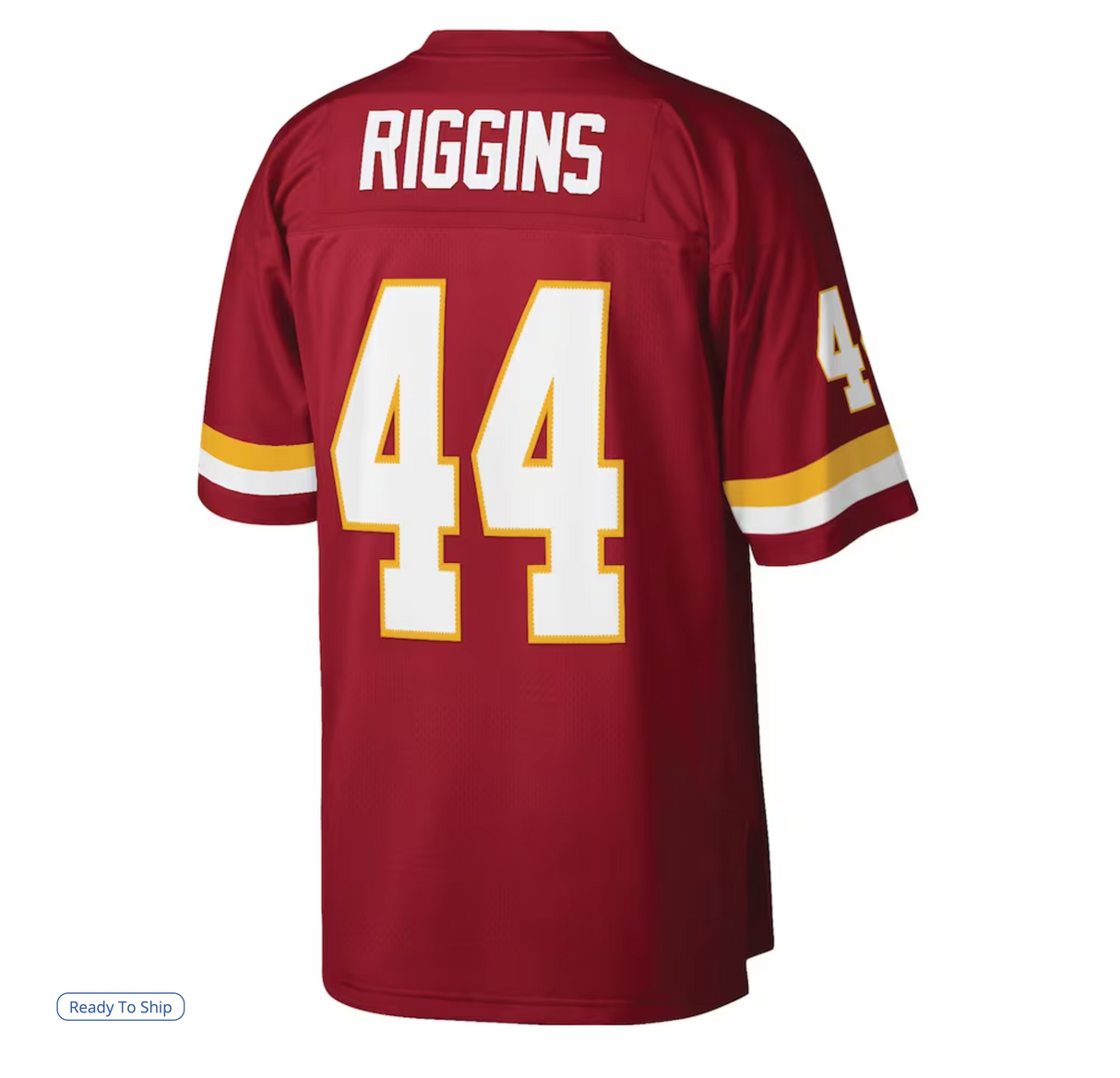 Redskins Riggins Mitchell & Ness Player Jersey