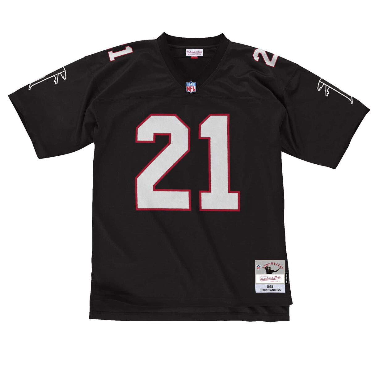 Falcons Sanders Mitchell & Ness Player Jersey