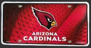AZ Cardinals License Plate