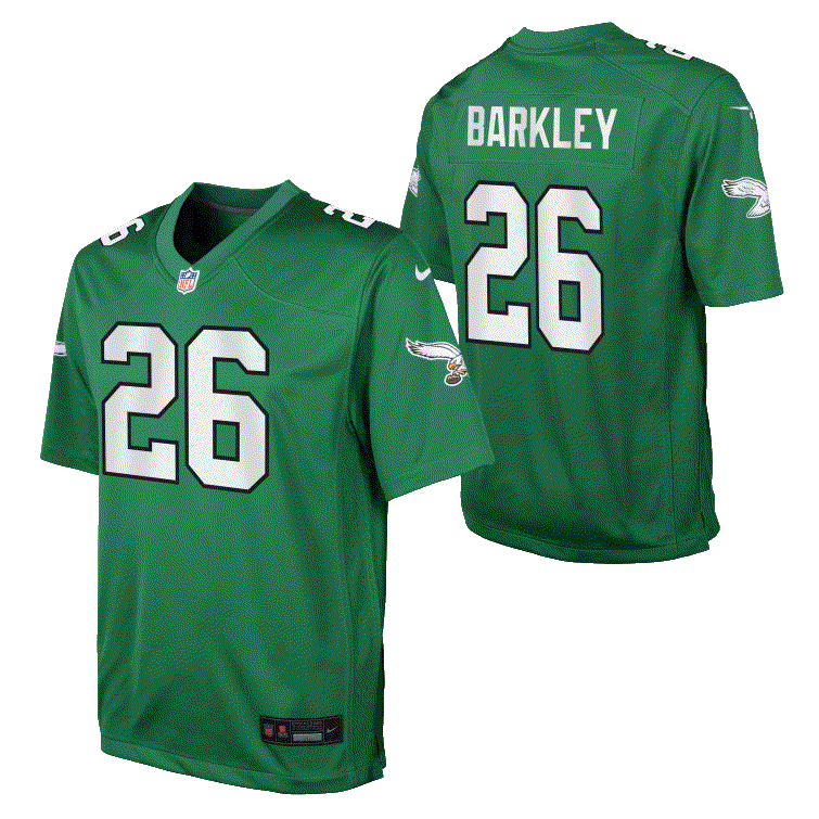 Eagles Nike Barkley Youth Player Jersey