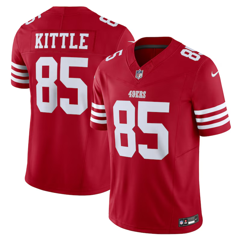 49ers Kittle Nike Adult Player Jersey