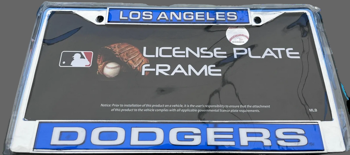 Dodgers License Plate