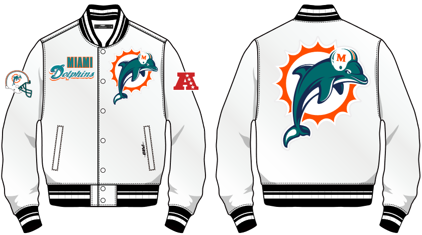 Dolphins Pro Standard Jackets