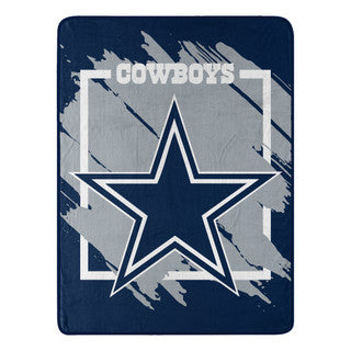 Cowboys LOGO Raschel Throw Blanket