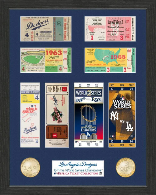 Dodgers Highland Mint World Series Tickets