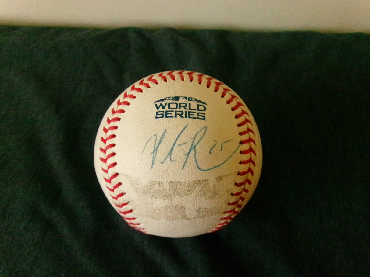 Steve Pearce Signed 2018 World Series Ball