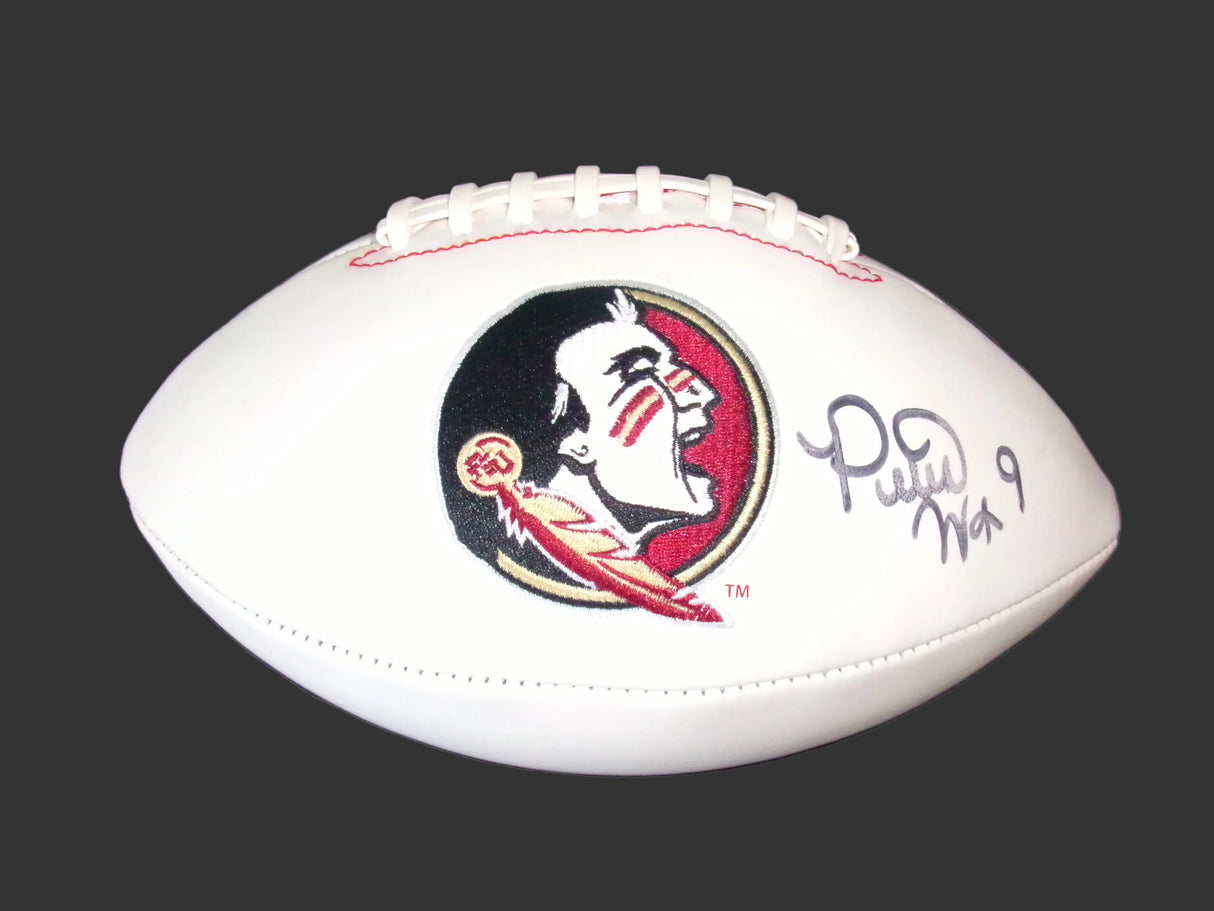 Peter Warrick Signed Seminoles Football