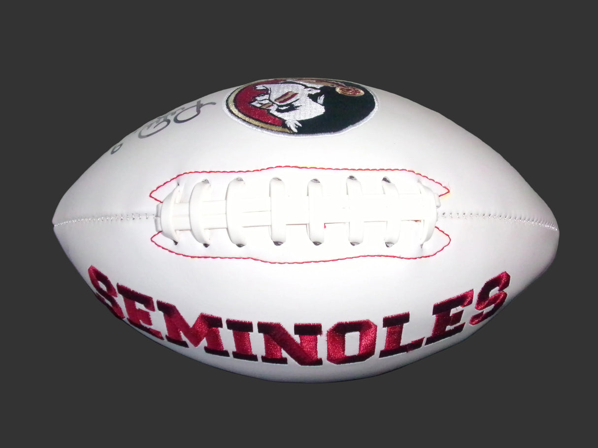 Peter Warrick Signed Seminoles Football