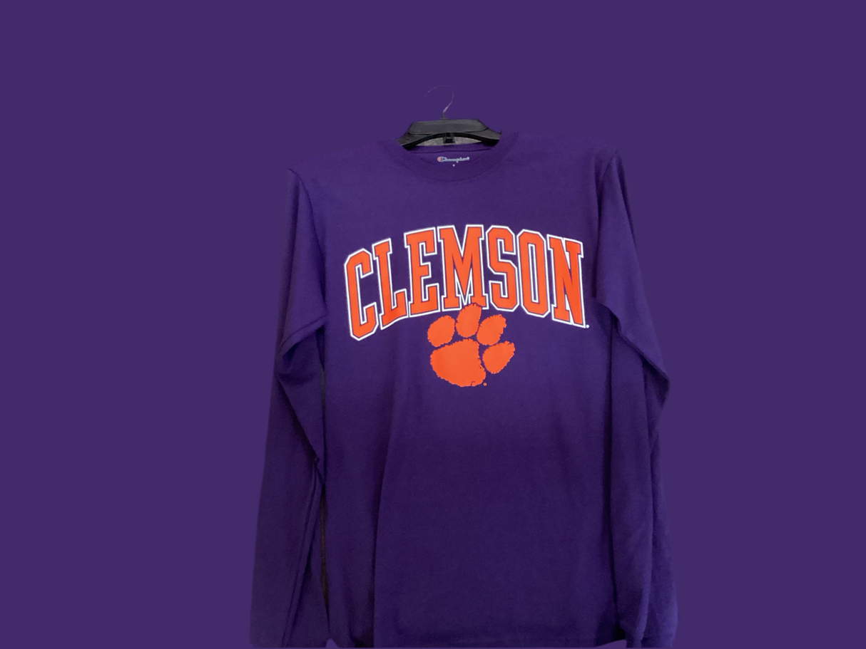 Clemson Champion Long Sleeves T-Shirt