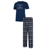 Cowboys Plaid Pajama Set