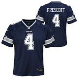 Cowboys Prescott Nike Youth Player Jersey