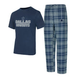 Cowboys Plaid Pajama Set