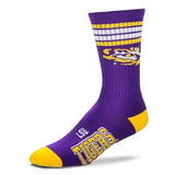 LSU For Bare Feet Socks