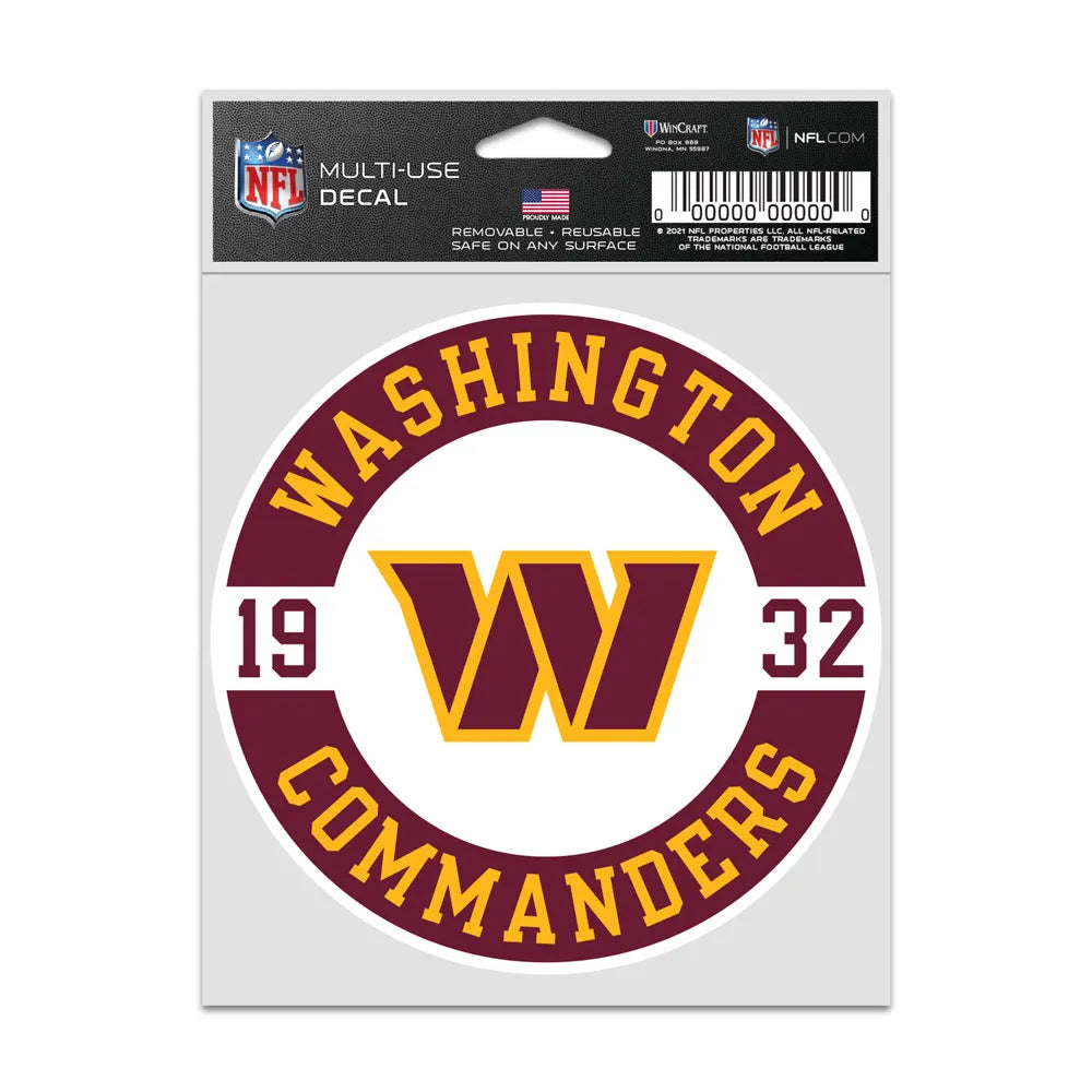 Commanders Decals
