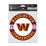 Commanders Decals