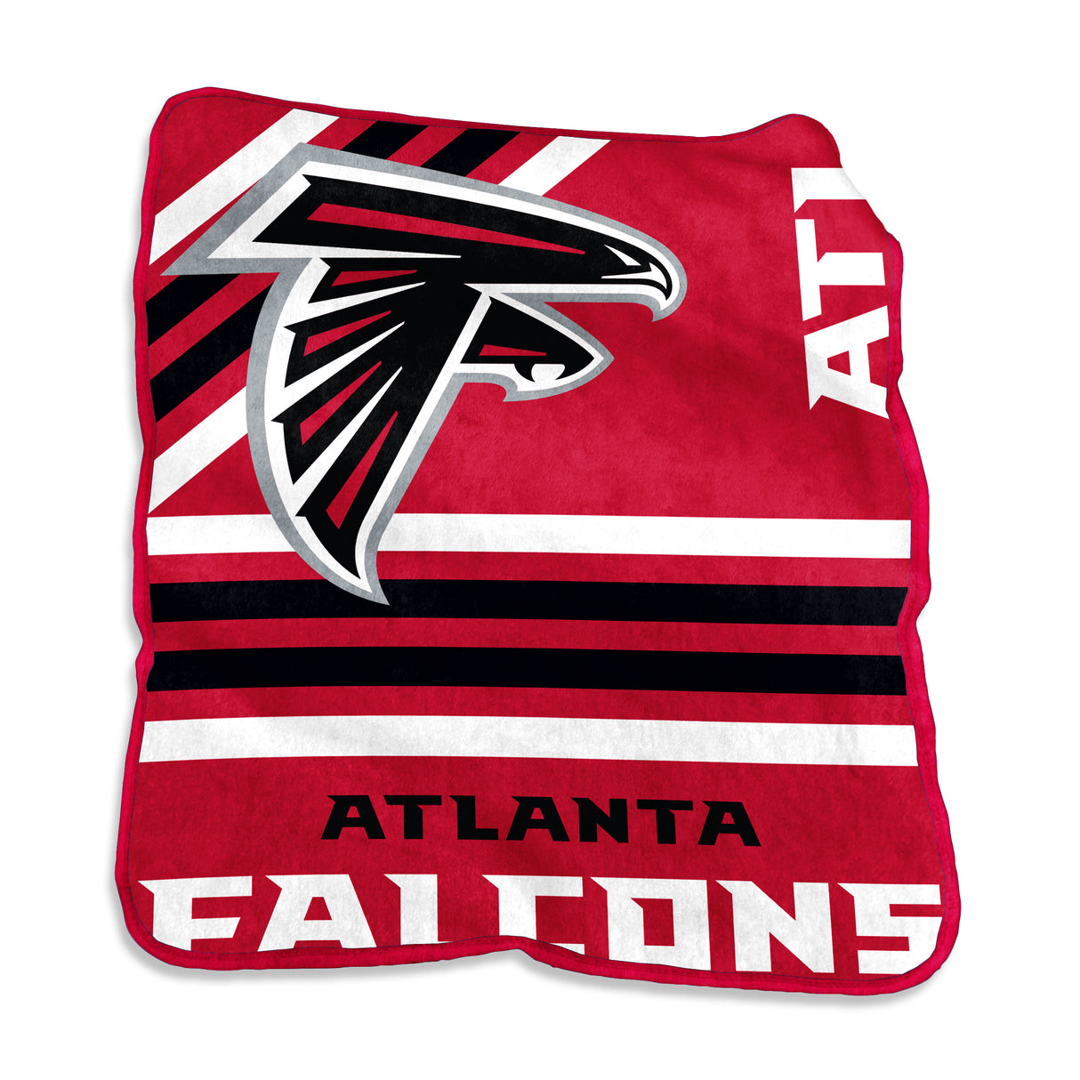 Falcons LOGO Raschel Throw Blanket