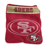 49ers Raschel Throw Blanket