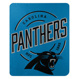 Panthers Logo Raschel Throw Blanket