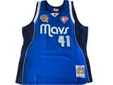 Mavs Nowitzki Mitchell & Ness Player Jersey