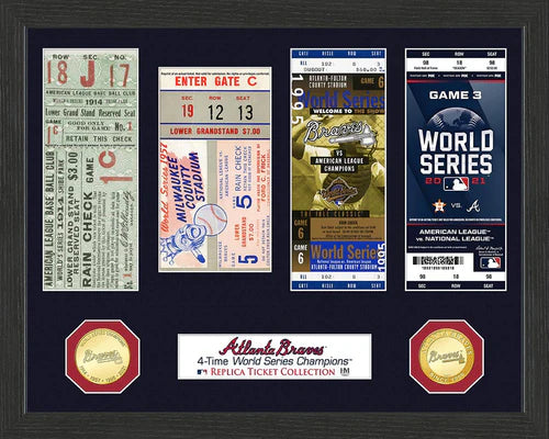 Braves Highland Mint World Series Tickets