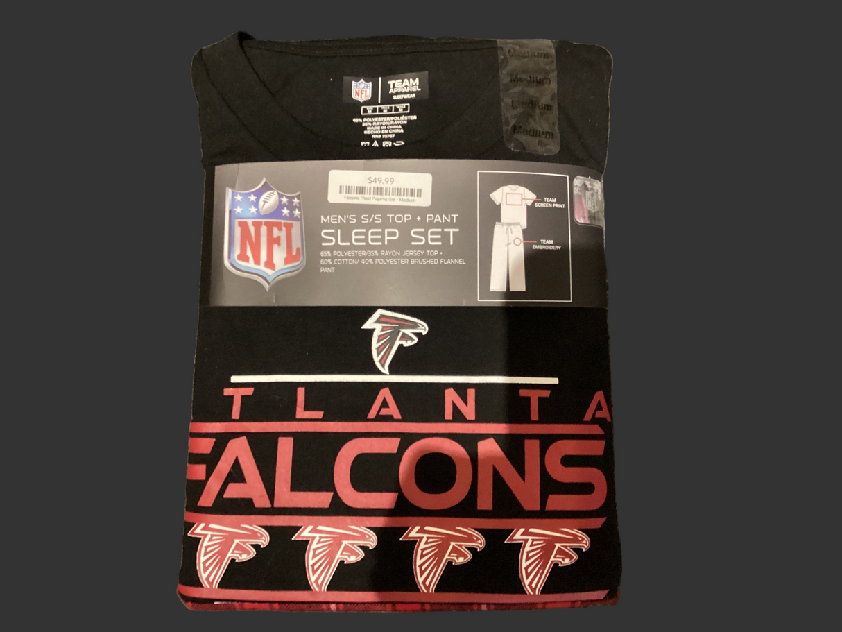 Falcons Plaid Pajama Set
