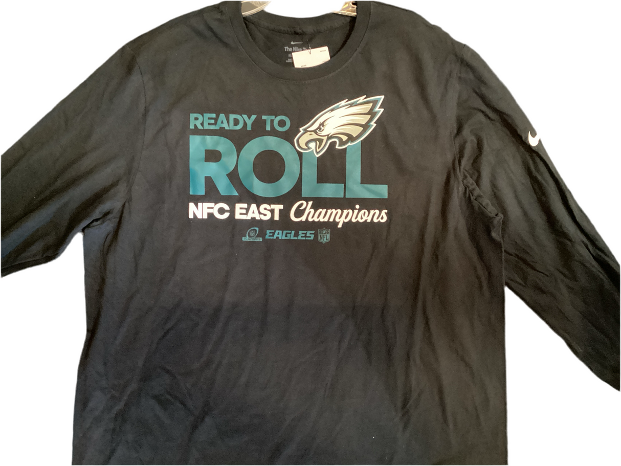 Philadelphia Eagles "Ready to roll" NFC East Champions Long Sleeve T-Shirt