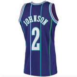 Hornets Johnson Mitchell & Ness Player Jersey